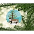 thumbnail image 2 of Ferret Christmas Ceramic Ornament, 2 of 3