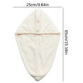 thumbnail image 3 of Upgraded 2025 Double Coral Fleece Hair Drying Cap Women'S Microfiber Absorbent Quick Drying Hat Instant Dry Hair Towel Fast Drying Hair Towel, 3 of 4