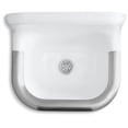 thumbnail image 3 of Kohler 6718-0 22.25 x 18.25 in. Bannon Wall-Mount or P-Trap Mount Service Sink with Rim Guard & Blank Back - White, 3 of 6
