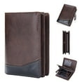 thumbnail image 3 of PU Wallet for Men, Smooth Leather Card Holder, Men's Slim Wallet Minimalist Wallet for Men, 3 of 5