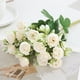 thumbnail image 1 of Uuiauoio 2 pcs Artificial Flowers Faux Flowers Bulk Flower Leaf with Stems Arrangements for Wedding Bouquets Party Table Centerpieces Home Decorations Indoor Outdoor, 1 of 6