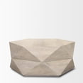 thumbnail image 6 of Mercana Arreto Hexagonal Hinged Solid Wood Top and Base Coffee Table in White, 6 of 6