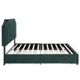 thumbnail image 4 of Furniture of America Landhill Glam Fabric Upholstered Bed, 4 of 5