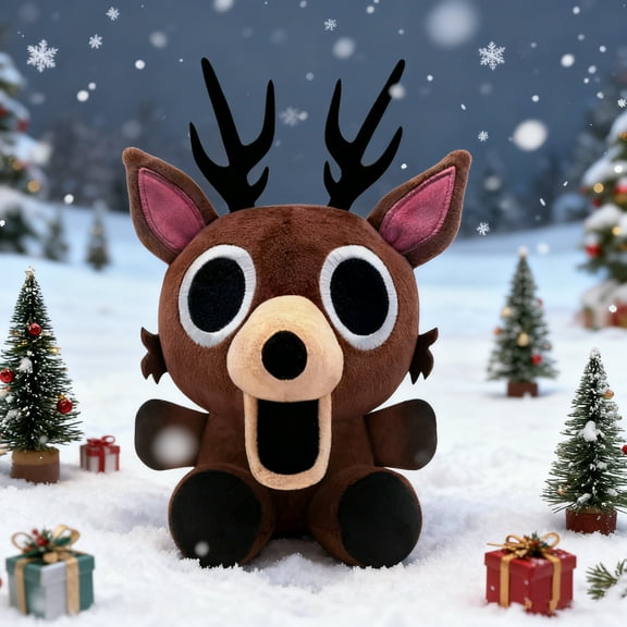 99 Nights In the Forest Official Deer Plush Toy 7.9 Inch – Ultra-Soft Stuffed Doll, Cute Winter Collectible Gift for Gamers & Plush Lovers