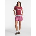 thumbnail image 2 of No Boundaries Cotton Boxer Shorts, 3" Inseam, Women's and Women's Plus XXS-4X, 2 of 5