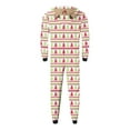 thumbnail image 2 of Pyjamas Parent-Enfant Ensemble de Noël Chaud Imprimé Tenue d'Intérieur Pyjama à Capuche Combinaison pour Papas Pyjamas de Noël Ensemble Familial en Liquidation, 2 of 6