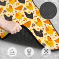 thumbnail image 3 of Honeii Funny Chicken Print Car Foot Mat Four-Piece Set - Front & Rear Universal Car Floor Mats for SUVs, Trucks, Sedans, 3 of 7