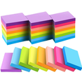 thumbnail image 2 of Bisitoy 8 colors 3 x 3 Inch Bright Color Sticky Notes Multicolor Self-Adhesive Memo Pads, Removable Fluorescent Sticky Note for Office, Teachers, Daily Reminders, 2 of 3
