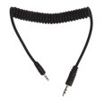 thumbnail image 2 of Camera Spring Cable, Camera Shutter Connect Cable Impact Resistant High Compatibility 3.5mm To F2 Less Delay  for Flash Lamp Connection, 2 of 7