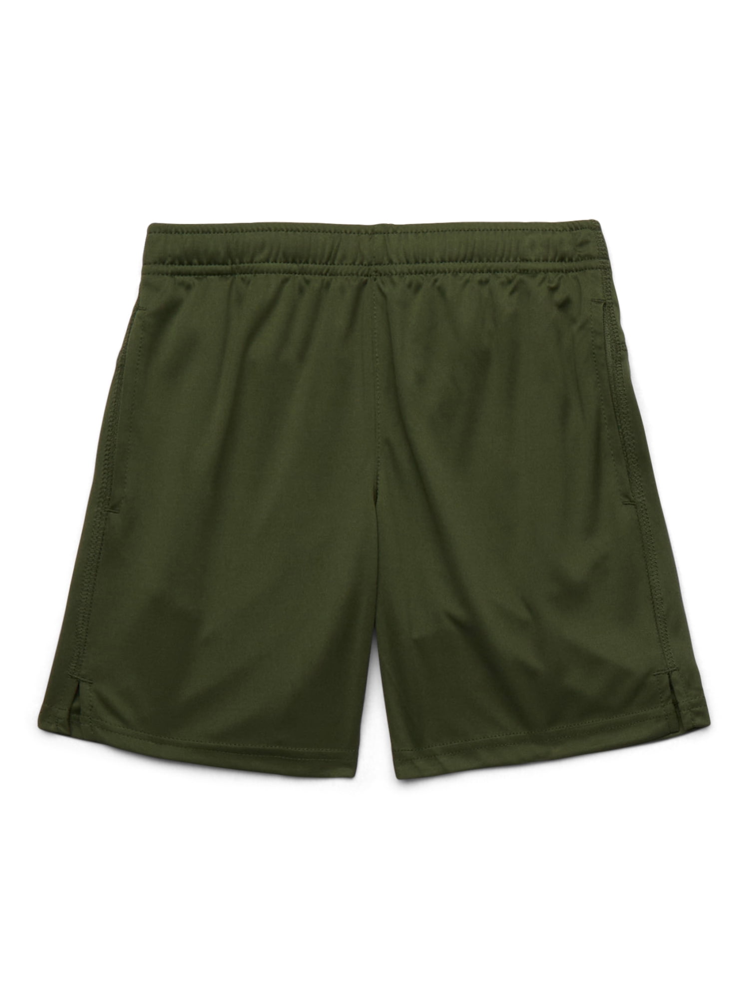 Athletic Works Boys Core Performance Shorts, 2-Pack, Sizes 4-18 & Husky