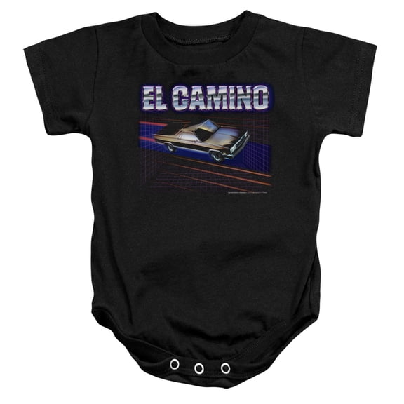 Chevrolet El Camino 85 Infant Snapsuit Black