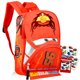 thumbnail image 1 of Mochila mini Disney Cars para niños, niñas ~ Mochila escolar 12" de Lightning McQueen con pegatinas (Útiles escolares Disney Pixar), 1 of 3