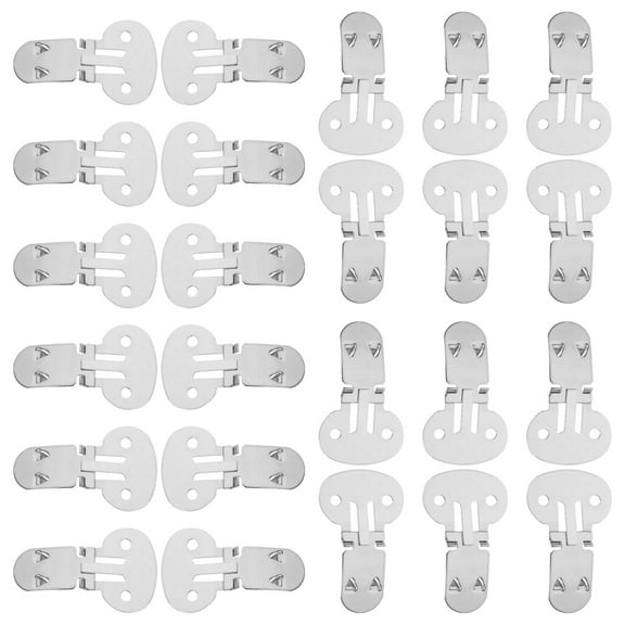 26 PCS Rhinestone Heels Flat Shoe Clips Metallic Supplies Gold Shoes for Women DIY Blank