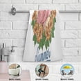 thumbnail image 4 of Flamingo Couples Pink Hand Towels for Bathroom, Hot Summer Beach Kitchen Towel 2 PCS Ultra Soft and Highly Absorbent Decorative Fingertip Face Bath Towels for Spa & Hotel, 28.3"x 14.4", 4 of 4