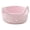 Pink, variant on KALAKALA Small Storage Cute Cat Cotton Rope Woven Basket, Blanket Basket Organizer With Ears Toy Storage Bin Box
