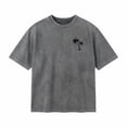 thumbnail image 5 of Oversized Tshirts for Men Summer Short Sleeve Crewneck Drop Shoulder Vintage Washed Distressed T-Shirts Beach Shirt, 5 of 5