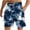 Navy, variant on Dagegui Mens Casual Beach Shorts Tie Dye Printed Summer Shorts Loose Elastic Waist Drawstring Shorts Big and Tall Outdoor Travel Shorts with Pockets Hot Pink L