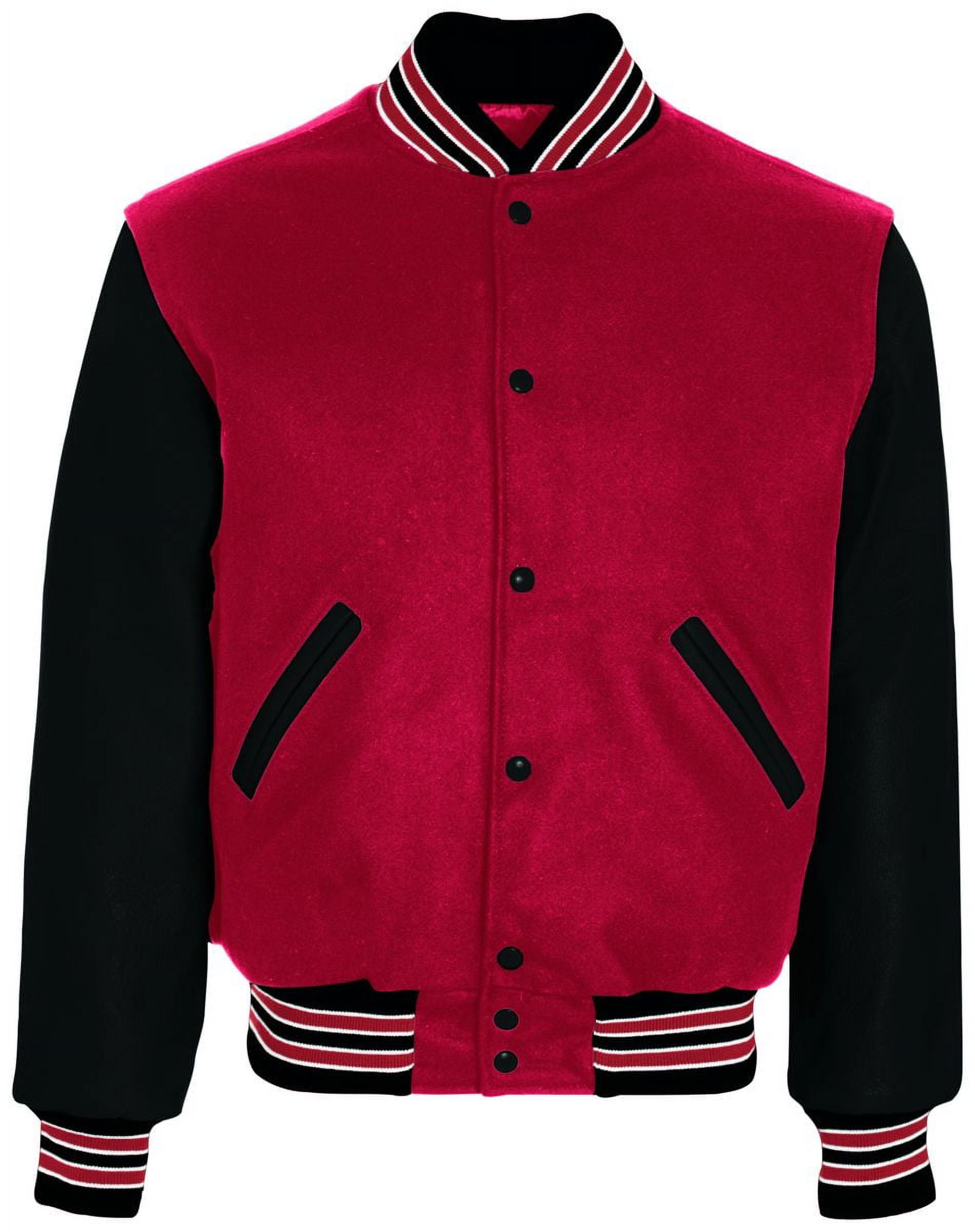 Holloway Sportswear XL Varsity Jacket Scarlet/Black/Scarlet 224183