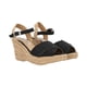 thumbnail image 1 of Sandalia de Plataforma Confort Casual Con Yute Natural Buck Negro Para Mujer Platonia  CLARA-01-NEGRO, 1 of 8