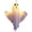 White, variant on Halloween Luminous Pendant, TOUMENY Glowing Ghost Decorations for Halloween Party, Battery Operated Spooky Hanging Ornaments for Indoor Outdoor Home Yard, Yellow