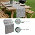 thumbnail image 5 of Nautical Grey Table Runner - 120 Inch Long, Kitchen Dining Table Runner Dresser Scarves, Retro Sailing Boat Map Anchor Rudder Farmhouse Decor for Coffee Tables Wedding Party Banquet, 5 of 8