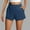 Navy, variant on 4-Way Stretch Womens Shorts Casual Comfy High Waisted Golf Hiking Lounge Athletic Short with Pockets