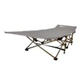 thumbnail image 2 of Portable Folding Camping Cot 250lb Capacity – Khaki Coloured Tubing, 2 of 7