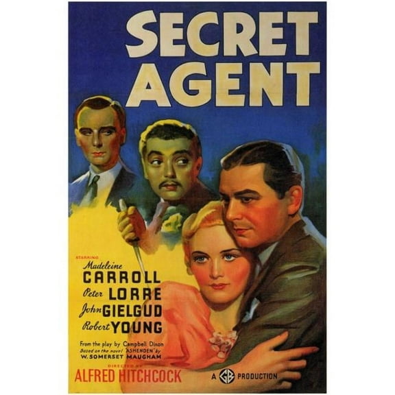 Pop Culture Graphics The Secret Agent Movie Poster - 11 x 17