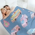 thumbnail image 6 of Fire Engine Car Truck Flannel Throw Blanket for Gifts for Women Men Girls Boys All Seasons, 6 of 8