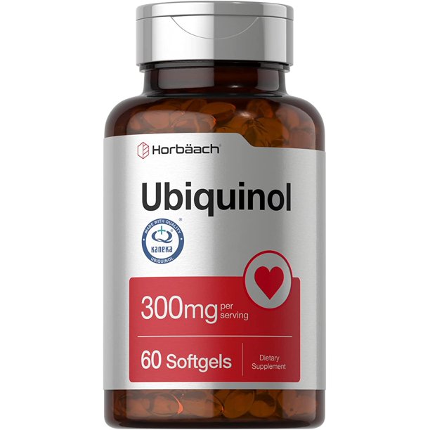 Ubiquinol 300mg 60 Softgels CoQ10 Supplement by Horbaach