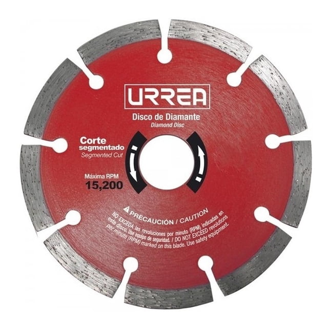 Disco de Diamante Industrial Corte Segmentado 7 DDIS7 Urrea