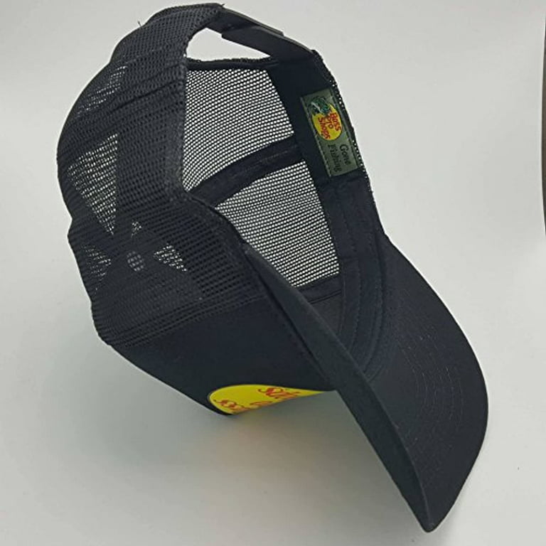 Bass Pro Shop Men's Trucker Hat Mesh Cap - One Size Fits All Snapback  Closure - Great for Hunting & Fishing (Grey) 