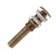 thumbnail image 5 of Tapón De Drenaje De Fregadero Emergente De Latón Con Desbordamiento, Escurridor De Fregadero De Tocador De Recipiente Oro Cepillado, 5 of 8