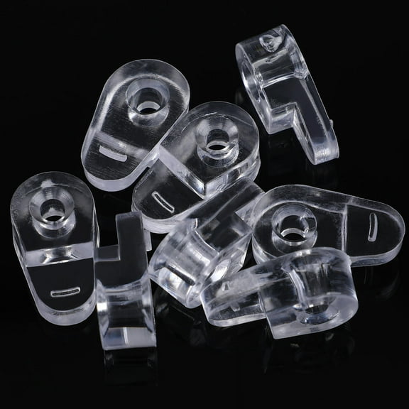 AURARMLET 20Pcs Cabinet Glass Clips for Glass Items and Cabinet Door
