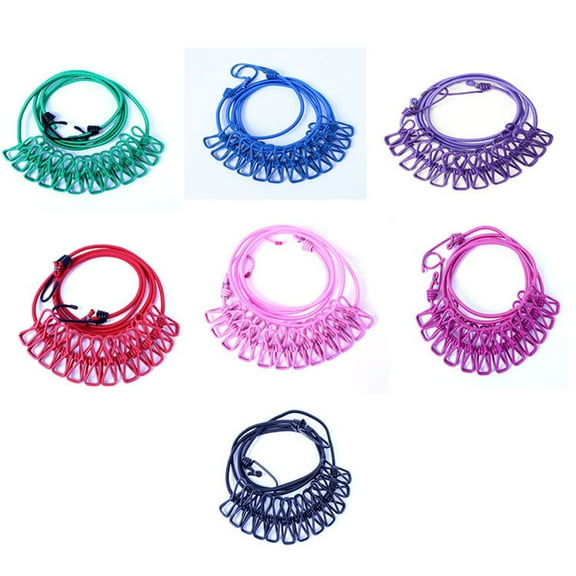 unbranded  Clothesline for Underwear Elastic Drying Rope Travel
