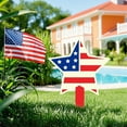 thumbnail image 4 of Tyidzon Flag Ground Insert Patriotic Garden Stakes, US Flag Star Ornament for Memorial Day 4th of July Veterans Day Election Day Decoration, 4 of 5