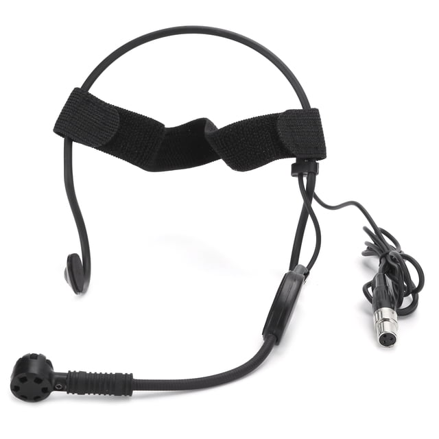Headset Microphone,Mini 3 Pins Headband Microphone Karaoke Condenser Mic Versatile Functionality