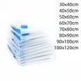 thumbnail image 7 of Wodtesl Transparent Vacuum Storage Bags 19.6x27.5inch Space-Saving Clothes Organizer, Foldable Compression Bags for Bedding, Pillows, Seasonal Clothing, 7 of 7