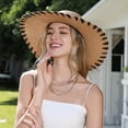 thumbnail image 2 of Chapeau Fedora Chapeau Rigide avec Visière Rétractable Chapeau de Camping pour Femmes Chapeaux pour Femmes Chapeaux pour Femmes Chapeau de Plage pour Femmes Chapeau Extérieur pour Femmes Sombrero Imperméable Été Fedora Grand Bord Chapeau de Soleil, 2 of 4