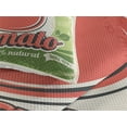 thumbnail image 3 of Ambesonne Antique Quilted Coverlet 3 Pcs, Vintage Tomato Poster, King Size, Green Red, 3 of 4