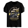 thumbnail image 1 of T Shirt Men'S Casual Crew Neck | 1991 Racing Print, 1 of 5