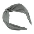thumbnail image 5 of Unique Bargains 1 Pc Fashion Cross Wide Headbands for Women Gray, 5 of 6