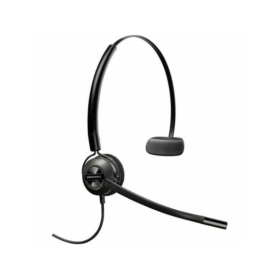 HP POLY HEADSETS Poly EncorePro 540D Over-Ear Mono Headset, Black