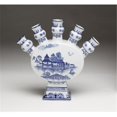 thumbnail image 1 of AA Importing 59877 Five Finger Willow Design Vase, Blue & White, 1 of 1