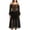 Khaki, variant on Plus Size Halloween Dress for Women Cold Shoulder Lace Up Long Sleeve Mesh Gown Costume Party
