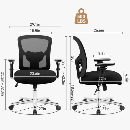 liferecord ergonomic office chair with product