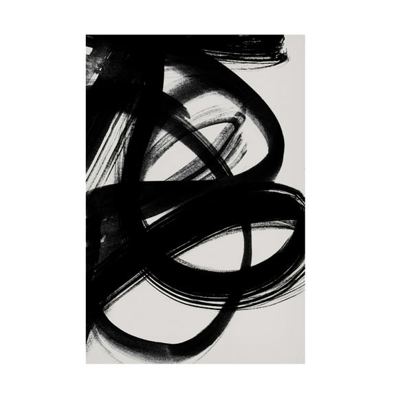 Trademark Fine Art Mareike Bohmer Abstract Brush Strokes 5 Canvas Wall Art