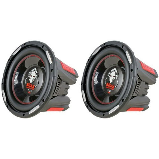2) New BOSS AUDIO Phantom P106DVC 10" 4200W DVC Car Subwoofers Power Subs PAIR