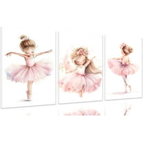 Danish Pink Coastal Canvas Wall Art Pink Color Sailboat Surfboard Poster Print Paintings Trendy Preppy Beach Pictures Wall Decor for Teen Girls Dorm Apartment（Only canvas）