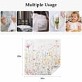 thumbnail image 4 of Spring Wildflowers Cloth Napkins, Pastoral Rustic Farmhouse Botanical Washable and Reusable Dinner Napkins Set of 4, Table Napkin for Kitchen Party Birthday Wedding Hotel Housewarming 20"x20", 4 of 8